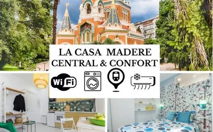 Casa Madere- Idéal Couples - Central & cosy -Train station - Tram & Supermarkets-Balcony- Washing-machine-AC