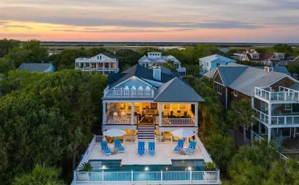 Beachside Stay With Pool, Two Decks, Rooftop Lounge & Steps to Front Beach IOP Beachhouse by Avantstay