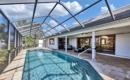 Punta Gorda Isles 3 Bedroom Private Pool+Spa Home on Canal 3 Home