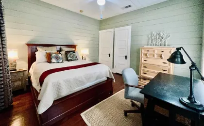 Verdant Red Door Retreat