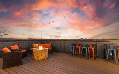 Hot Tub Poker Pool Table Rooftop City MLS View