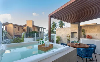 Espaco a Beira Mar de Joao Pessoa Com Jacuzzi E Pe Na Areia