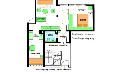 City-Apartment 65qm 2-Schlafzimmer WLAN Nichtraucher Parken