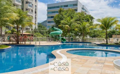 3 Quartos a 300 Riocentro - Condominio Com Piscina, Estacionamento E Portaria 24h - Wi-Fi Ilimitado E Cozinha Completa - Apartamento Indicado Para Grupos, Hospedes a Trabalho E Criancas