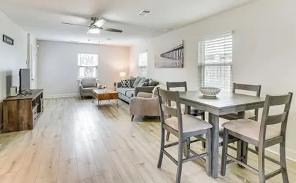 Steps to Seawall: Fenced Family Home in Galveston!