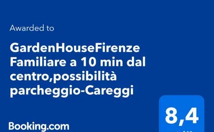 GardenHouseFirenze Familiare a 10 min dal centro,possibilità parcheggio-Careggi