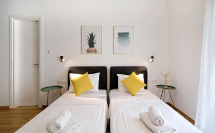Elegant Big Apartment in Athens with Balcony