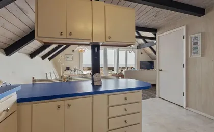 A-frame Beach House Steps From the Ocean With Deck & Central AC