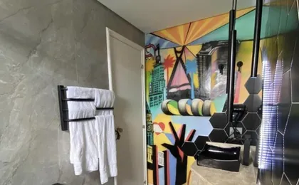 Studio Moderno - Jardins: Cama Queen, Ar E Garagem (Adults Only)