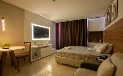Suite Luxo Com Tela de Cinema No America Towers Studio Residence (Adults Only)