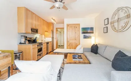 Modern Comfort River/mtn Views + Hot Tub 1 Bedroom Condo by RedAwning