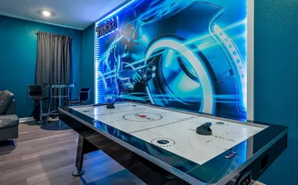 Disney Bliss Themed Rooms Game Room Private Pool
