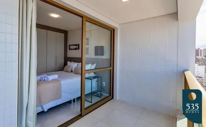 Quarto E Sala Com Vista Mar E Comodidades Modernas