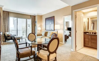 Stunning 1BR Strip Views & Balcony Suite 12701