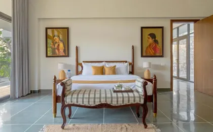 SaffronStays Camelot by the Lake - 3Br Villa with Glass Walls, TT, Projector, and Gardens, Udaipur