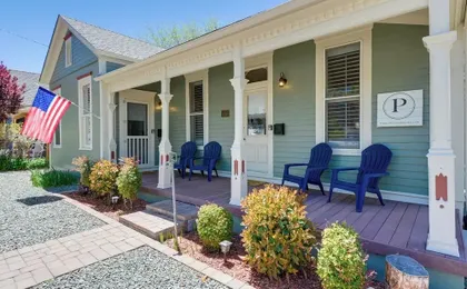 Walk to Courthouse Square: Quiet Home w/ Porch
