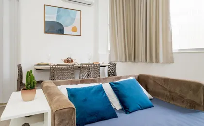 Relax Em Copacabana, Quarto E Sala, 150 Mt Da Praia, Cozinha, Maq de Lavar Roupa E Ar