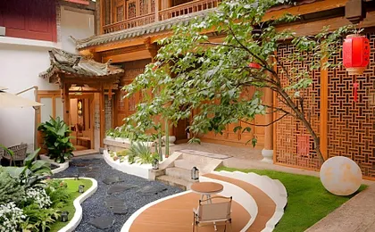 Floral Hotel Qu'an Hefeng Light Luxury Holiday Courtyard Sifang Street