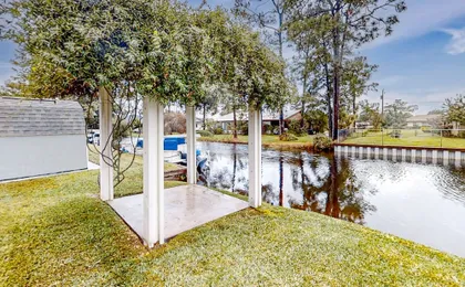 Dog-friendly Canal-front Home Near Lake Jackson With Water Views, Grill, Firepit