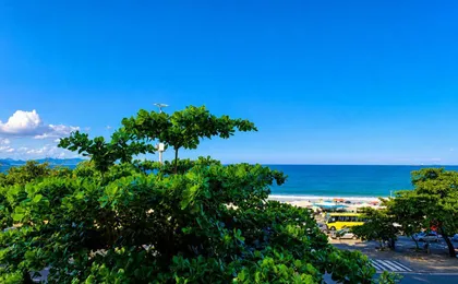 Studio Com Vista Total Da Praia, Posto 5