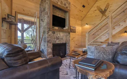 Sleeps 23, 2 Homes Indoor Pools + Hot Tubs + Saunas + Game Rooms + Theater Rooms Near Gatlinburg, Smoky Mountains & Pigeon Forge