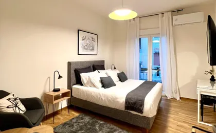 Kk Athens Fine Stay -Neos Kosmos-Modern Apartments Opposite Metro with Rooftop Lounge & Acropolis Views
