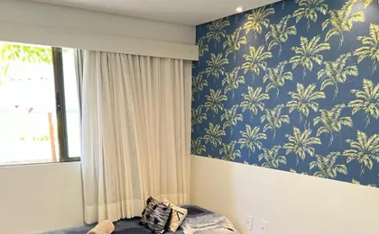 Flat Com Jardim Privativo a Beira Mar de Muro Alto