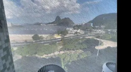 Em frente a Praia de Botafogo, vista incrível!