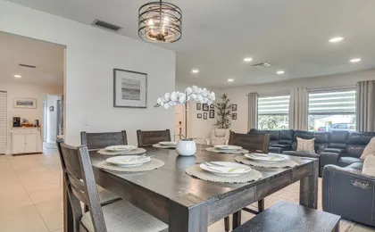 3 Mi to Beach! Creekfront Family Home w/ Fire Pit