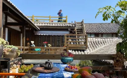 Lijiang Chamuhui Art Courtyard · Snow Mountain Terrace Viewing Inn