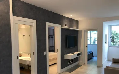 Novissimo 2 Quartos Na Quadra Da Praia
