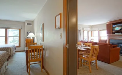 Allegheny Springs 201 : 2 Bedroom, 2 Full Bath: Slope Side; Gas Fireplace