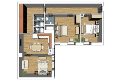 Flatista Homes - Central Station - 3BR