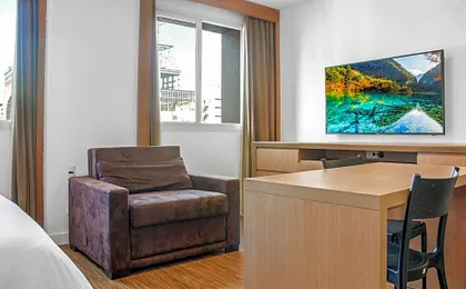 Hotel deslumbrante na Avenida Paulista