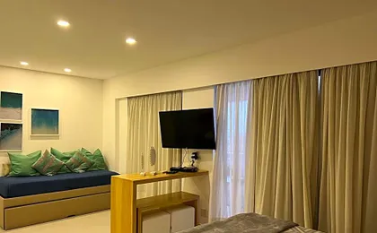 Flat na praia