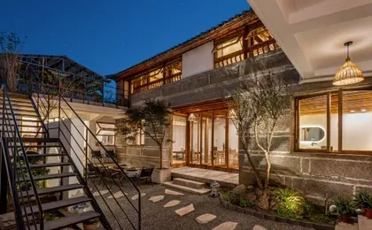 Dali ancient city Tang yue Guo feng aesthetics designer homestay