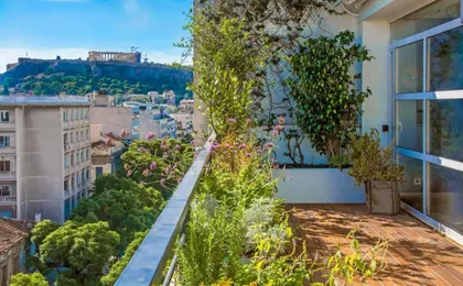 Hidesign Athens Art Loft Penthouse Acropolis View
