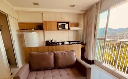 Flat Top E Perfeito Inteiro Na Barra Da Tijuca Com Cozinha, Lavanderia, Garagem E Wi Fi