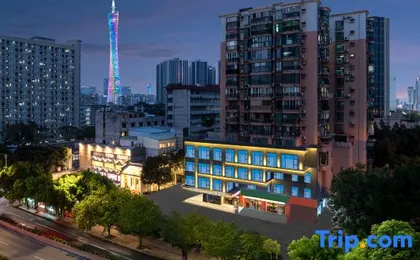 Canton Tower Xingang Middel Road Qingju Hotel（ Pazhou Exhibition & Kecun Subway Station ）