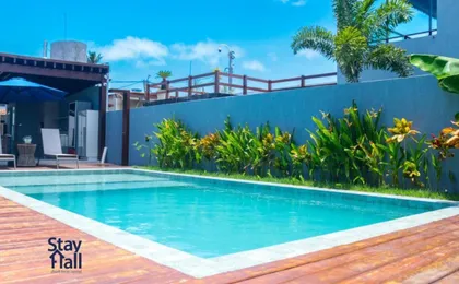 Casa C Piscina Privada+Churrasq-4qrts Serrambi-086