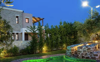 Villa with Private Pool Near Sea & Arkadi Monastery on Nw Coast