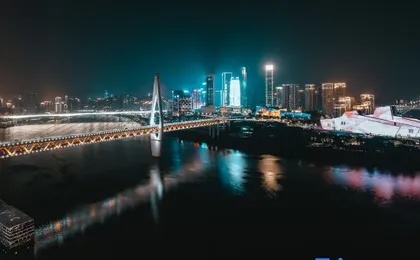 Baihong Drone Show River Merge View Suite -Hongyacave