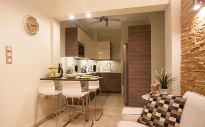 Elegant And Safe Gold And Blue Apartment Walk To Acropolis
