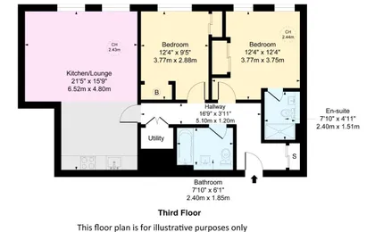 Modern 2 Bedroom & 2 Bathroom Apartment in Fulham
