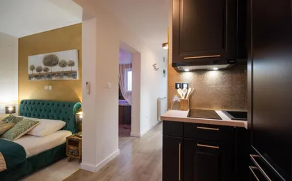 Wellness Studio D'or - Exclusive New Apartment with Whirlpool, Sauna, Sunny Terrace, Private Parking