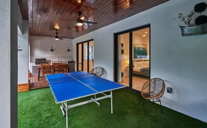 Villa Caicos Fire Pit Pool