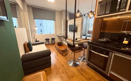 806 - Rentaqui - Flat Studio Bela Cintra Elegance - Consolacao