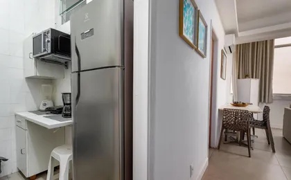 Relax Em Copacabana, Quarto E Sala, 150 Mt Da Praia, Cozinha, Maq de Lavar Roupa E Ar