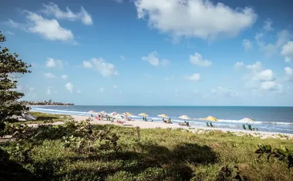 Flat Beira-mar c Piscina e Academia em Mana ra