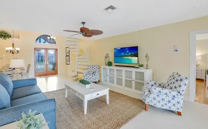 Waterfront Home With Pool and Foosball Table